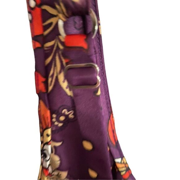 Natori purple, paisley, print adjustable strap, Nightgown size medium - Picture 3 of 5